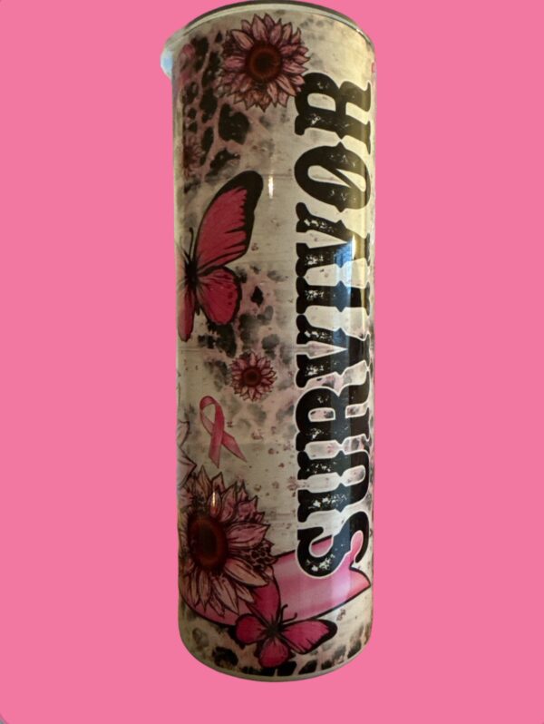 Breast Cancer Survivor Tumbler