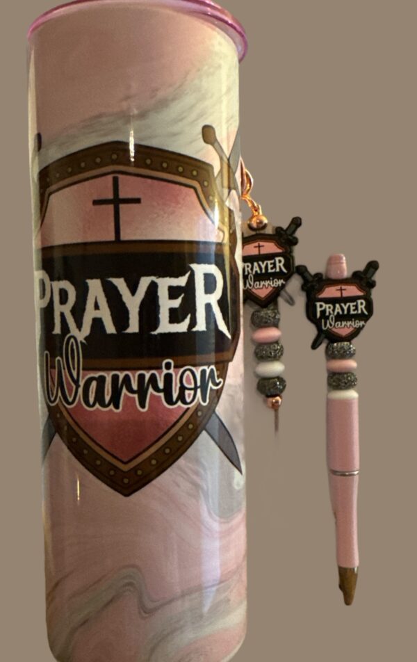 Prayer warrior tumbler set